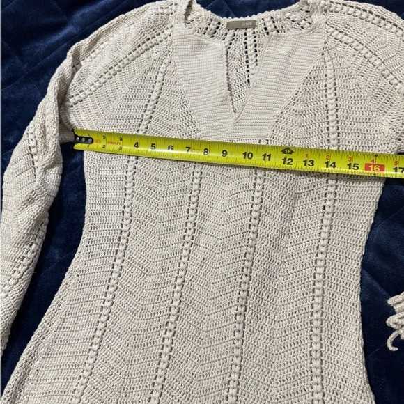 J. Crew Cream V-Neck Sweater - Picture 7 of 12